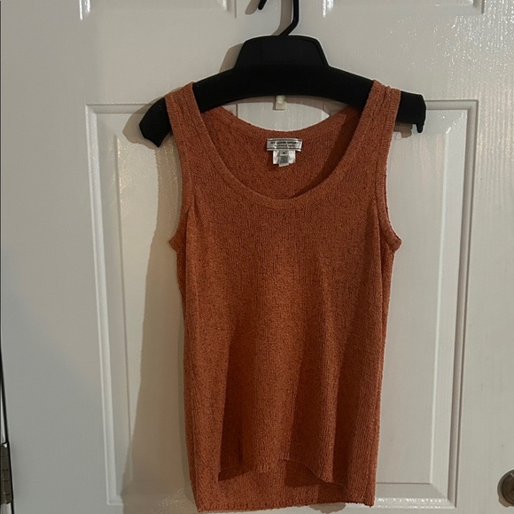 St. John Sport by Marie Gray Orange Knit Tank - Picture 1 of 5